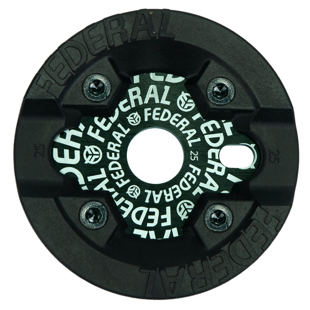 Federal Logo Solid Sprocket / Impact Guard Black