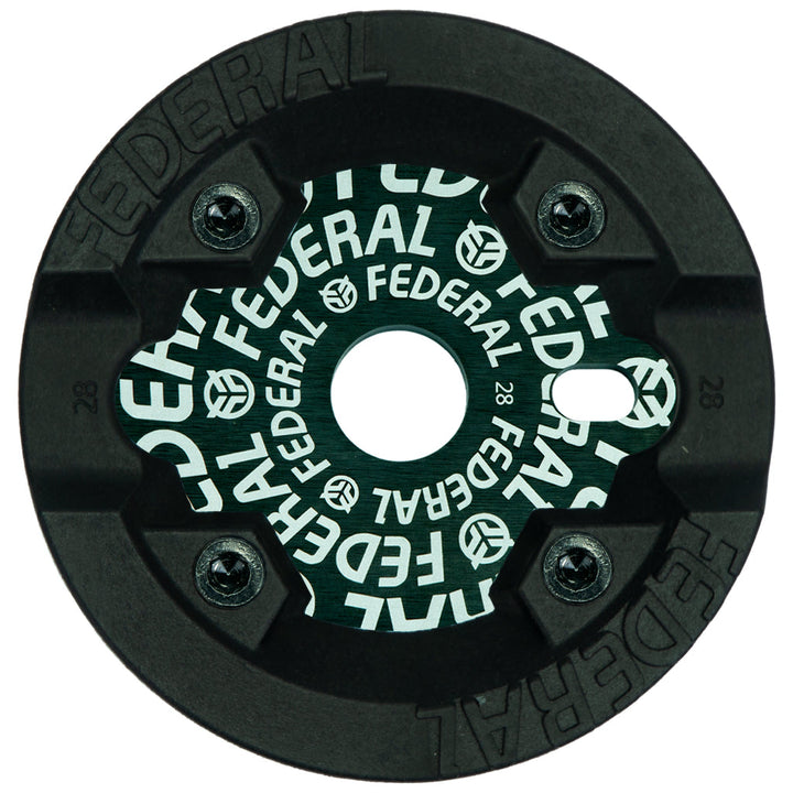 Federal Logo Solid Sprocket / Impact Guard Black