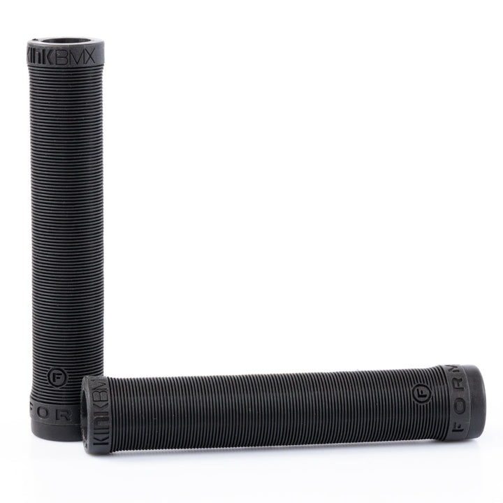 Kink Form Flangeless Grips - Black | BMX