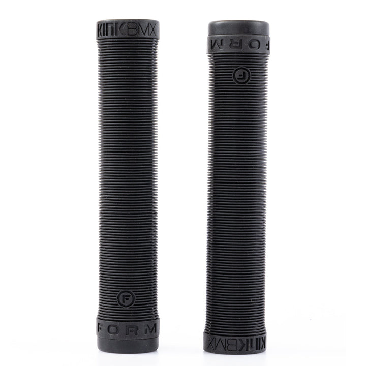 Kink Form Flangeless Grips - Black | BMX