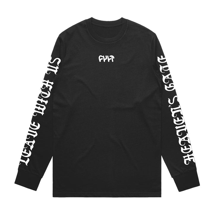 Cult Leave / Us Long Sleeve T-Shirt Black