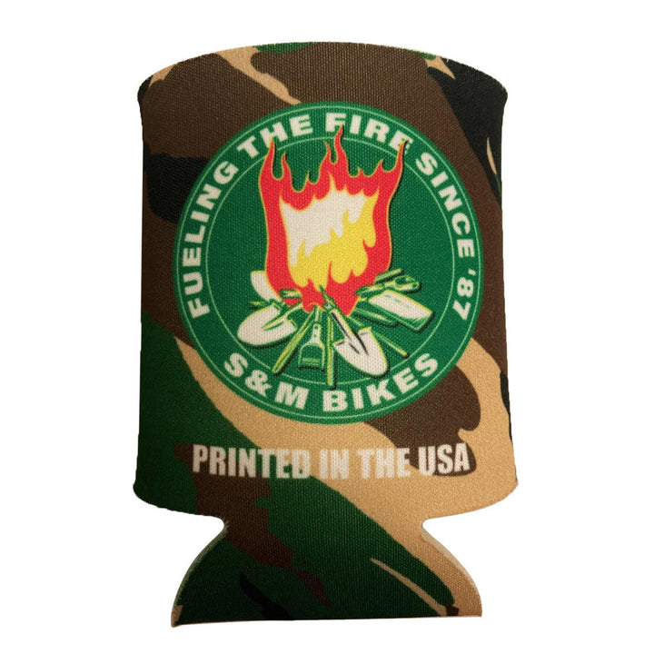 S&M Drink Coolie Fuel the Fire Camo