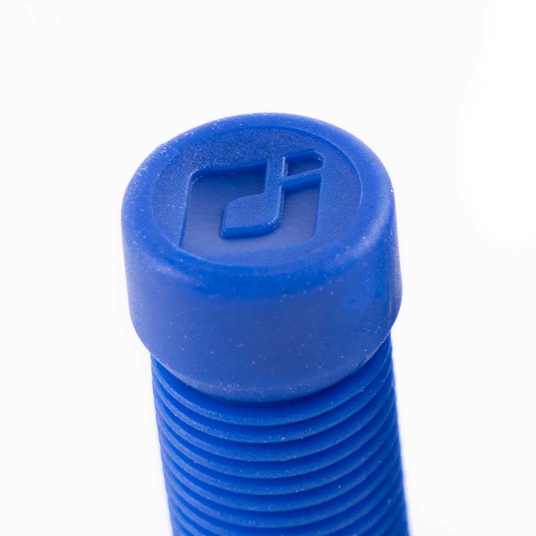 ODI Longneck Grips Schrader Valve Caps Dark Blue Pair