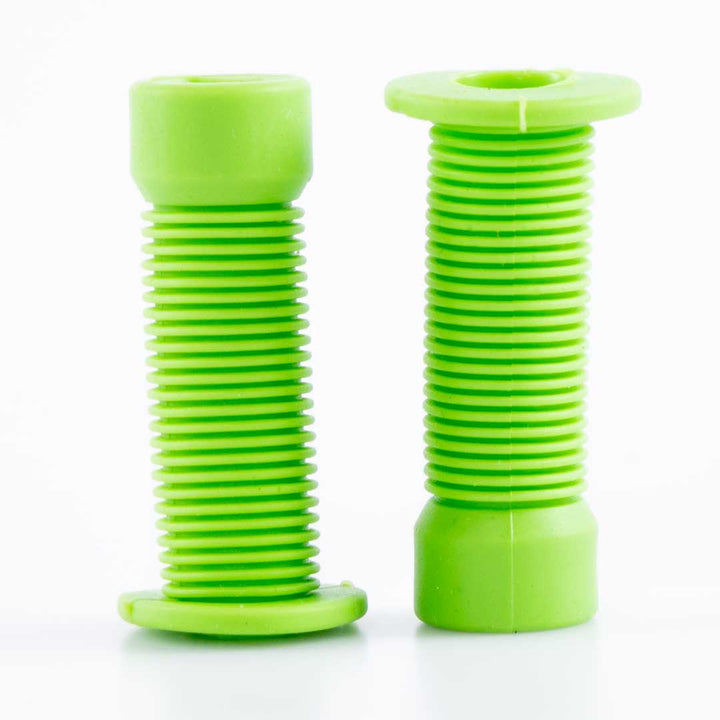 ODI Longneck Grips Schrader Valve Caps Green Pair