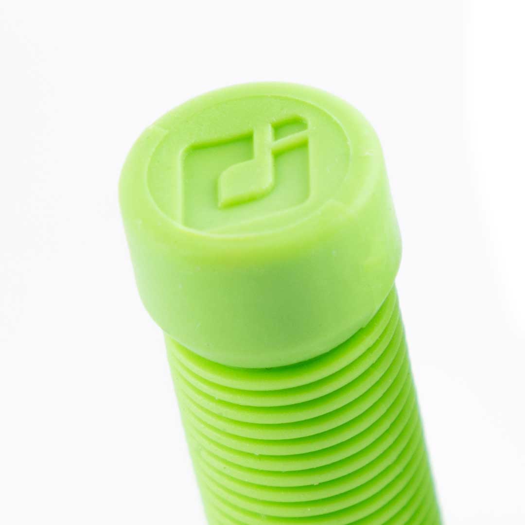 ODI Longneck Grips Schrader Valve Caps Green Pair