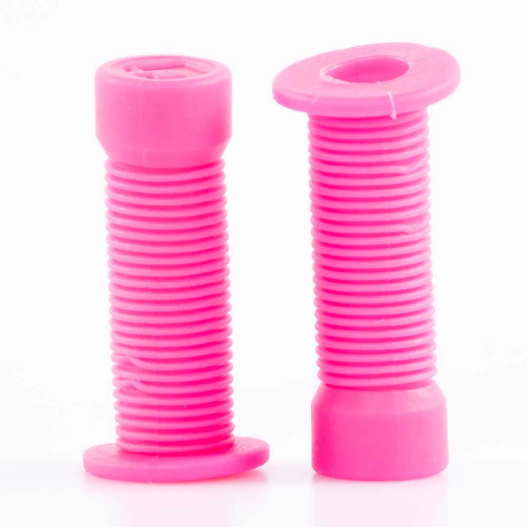 ODI Longneck Grips Schrader Valve Caps Pink Pair