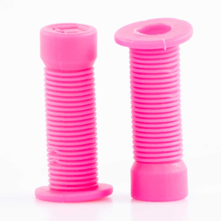 ODI Longneck Grips Schrader Valve Caps Pink Pair