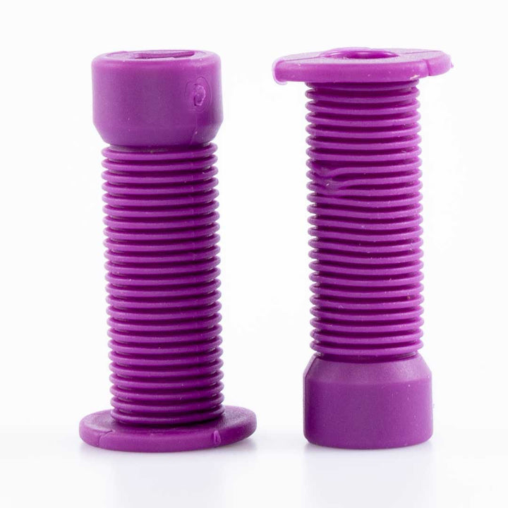 ODI Longneck Grips Schrader Valve Caps Purple Pair