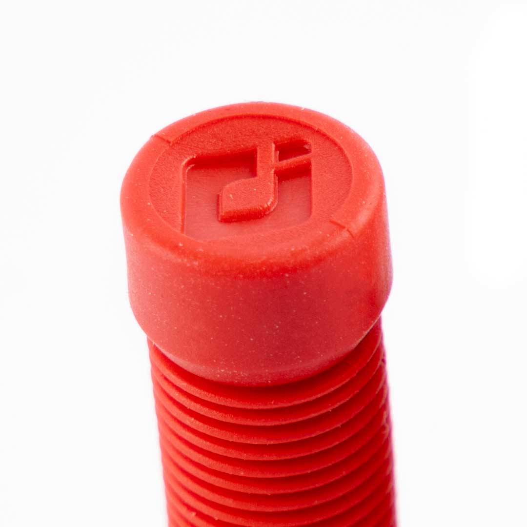 ODI Longneck Grips Schrader Valve Caps Red Pair