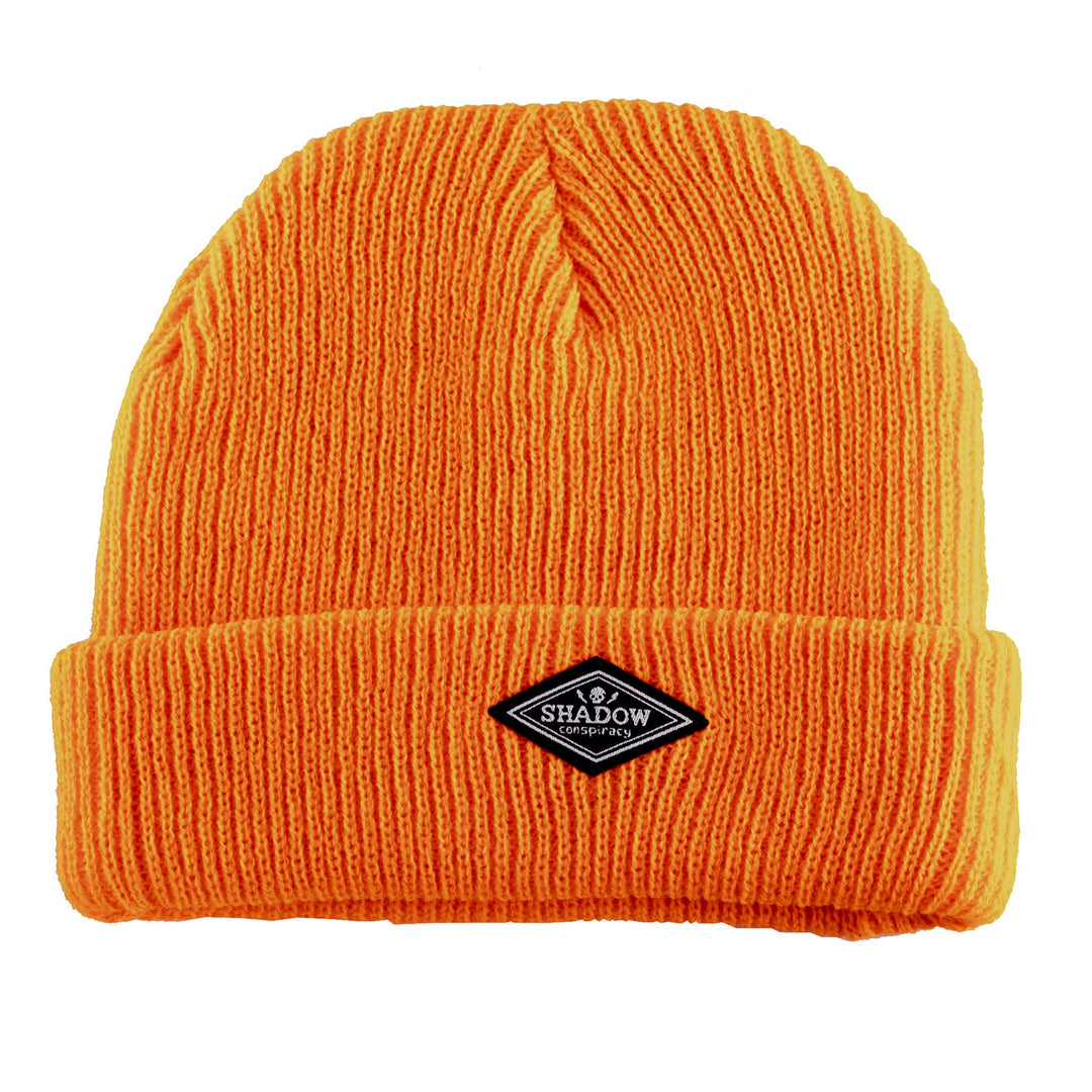 Shadow Diamond Beanie - Orange | Backyard BMX UK Shop Hastings