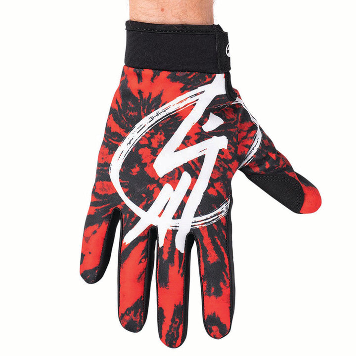 Shadow Conspire Gloves Red Tie Dye