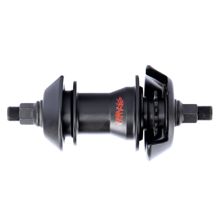 Stranger Crux V2 Rear Freecoaster Hub with Guards Matt Black