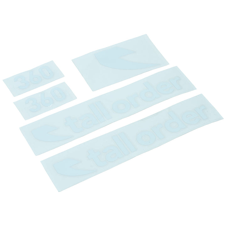 Tall order 360 Frame Stickers White