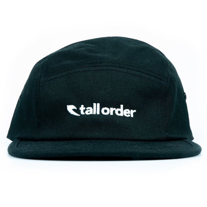 Tall Order Logo Camper Cap Black