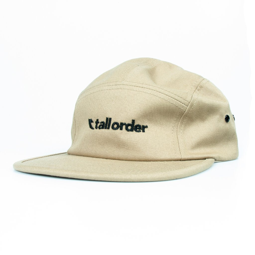 Tall Order Logo Camper Cap Tan