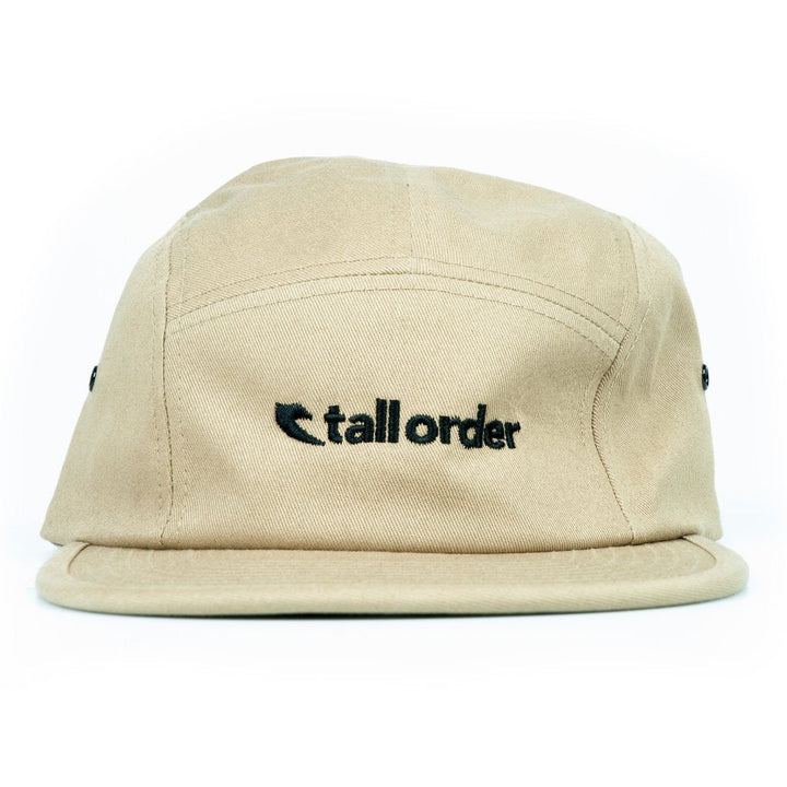 Tall Order Logo Camper Cap Tan