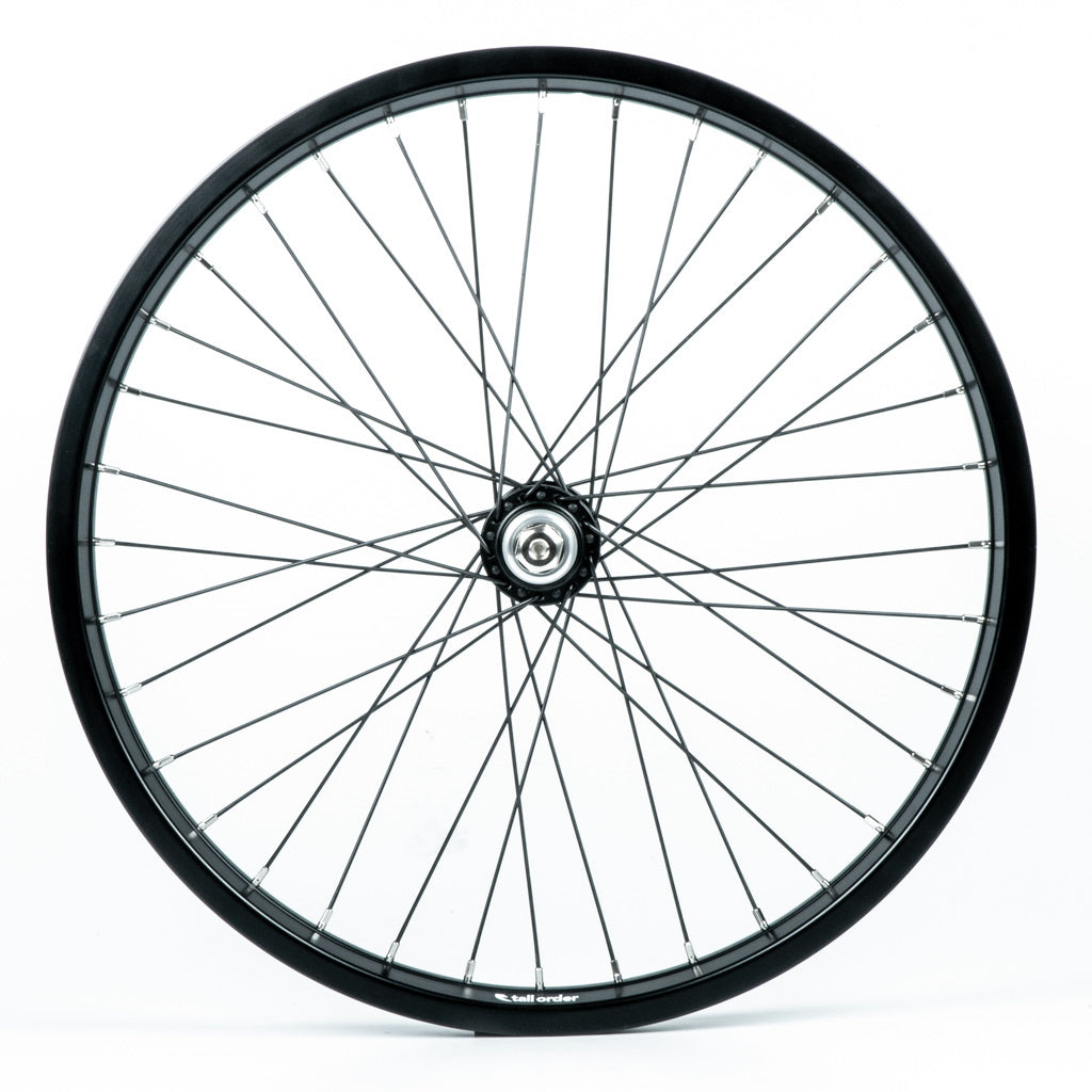 Tall Order Dynamics Front Wheel Black / Silver Spoke Nipples