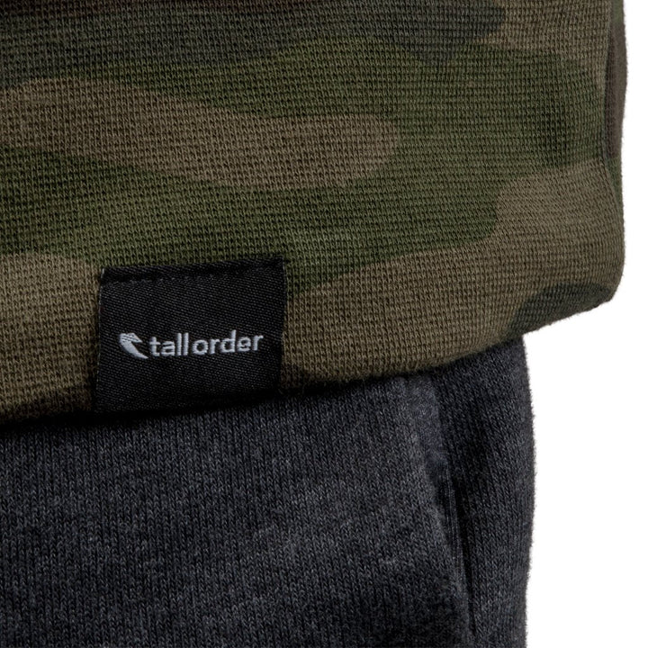 Tall Order Embroidered Logo Sweatshirt Camo