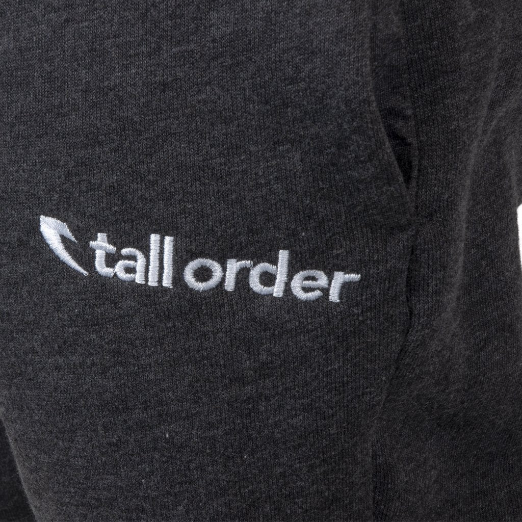 Tall Order Embroidered Logo Joggers Dark Grey Heather