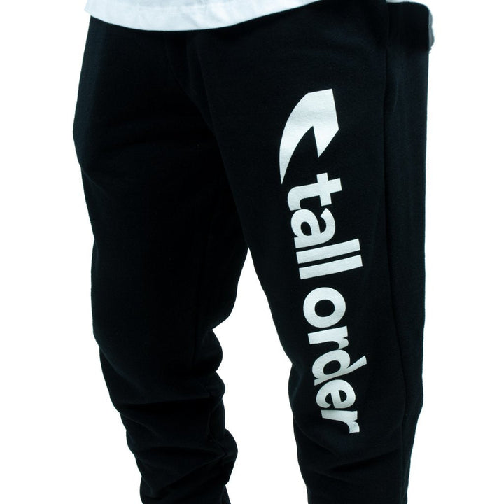 Tall Order Font Joggers Black