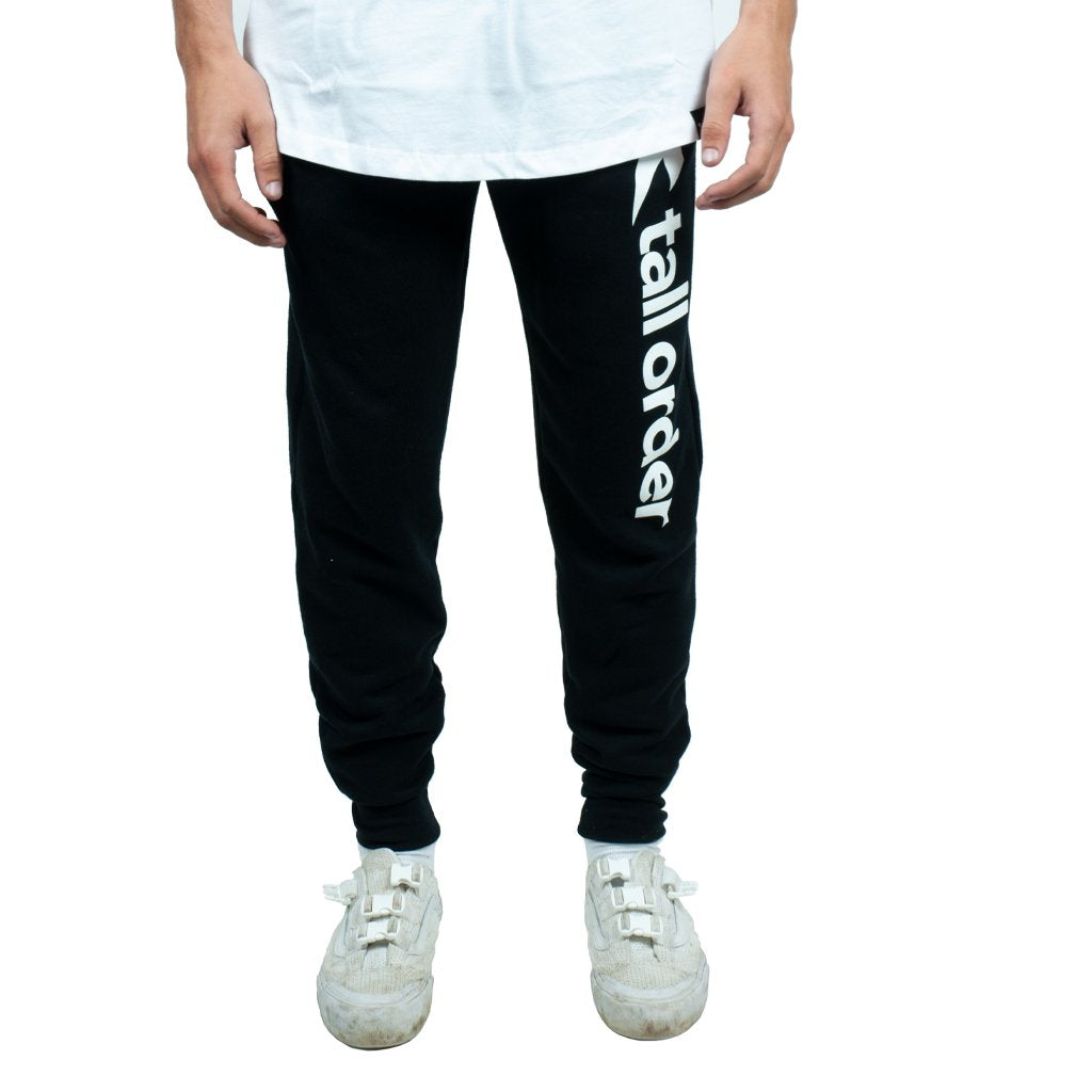 Tall Order Font Joggers Black
