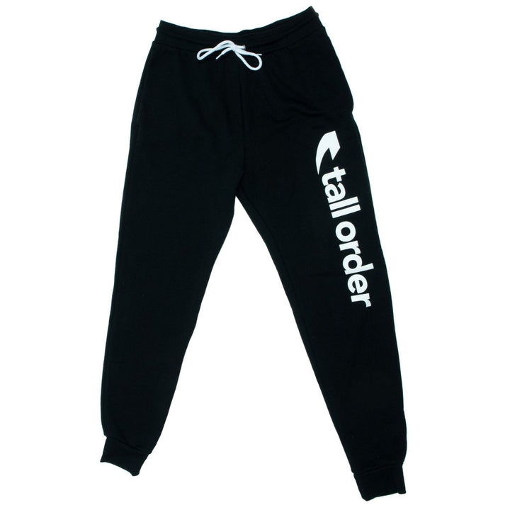 Tall Order Font Joggers Black