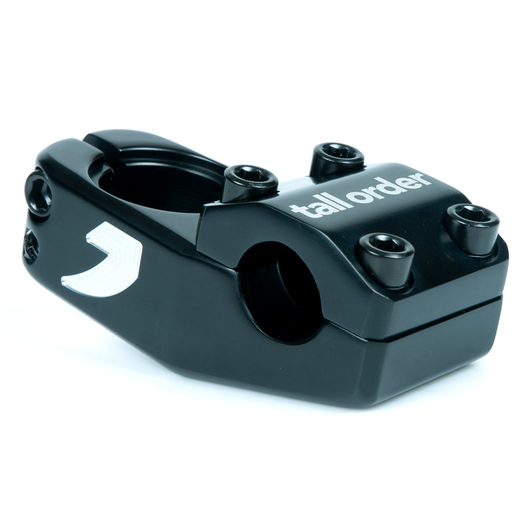Tall Order Logo Top Load Stem Black Silver Logos 50mm Reach – Custom Riders