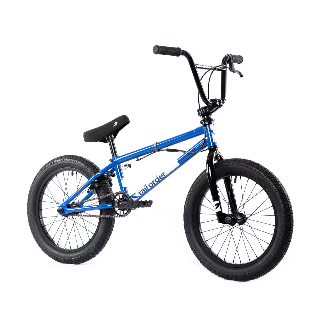 Tall Order Ramp 18" BMX Bike Gloss Blue Black Parts 18.5"