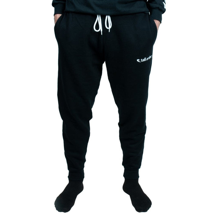 Tall Order Embroidered Logo Joggers Black