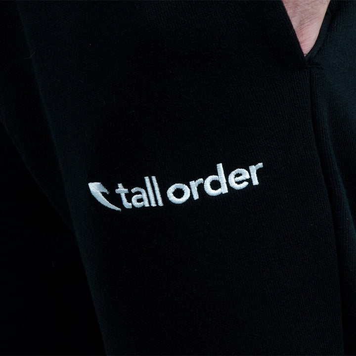 Tall Order Embroidered Logo Joggers Black