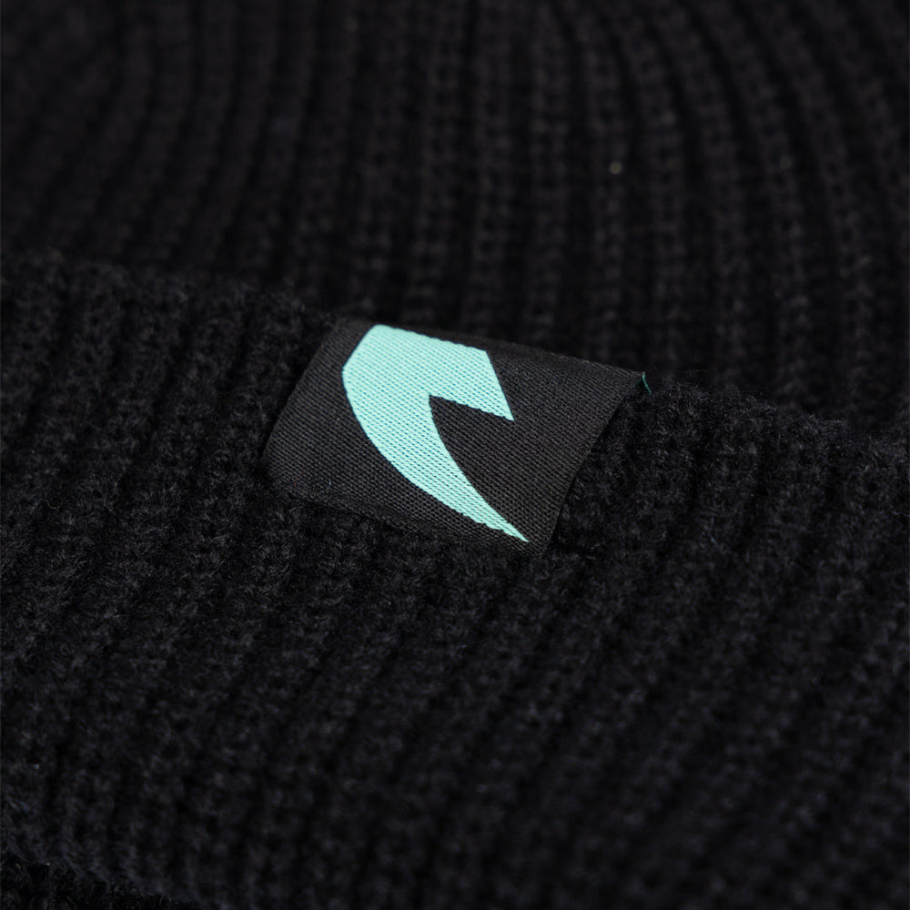 Tall Order Teal Logo Beanie - Black | BMX