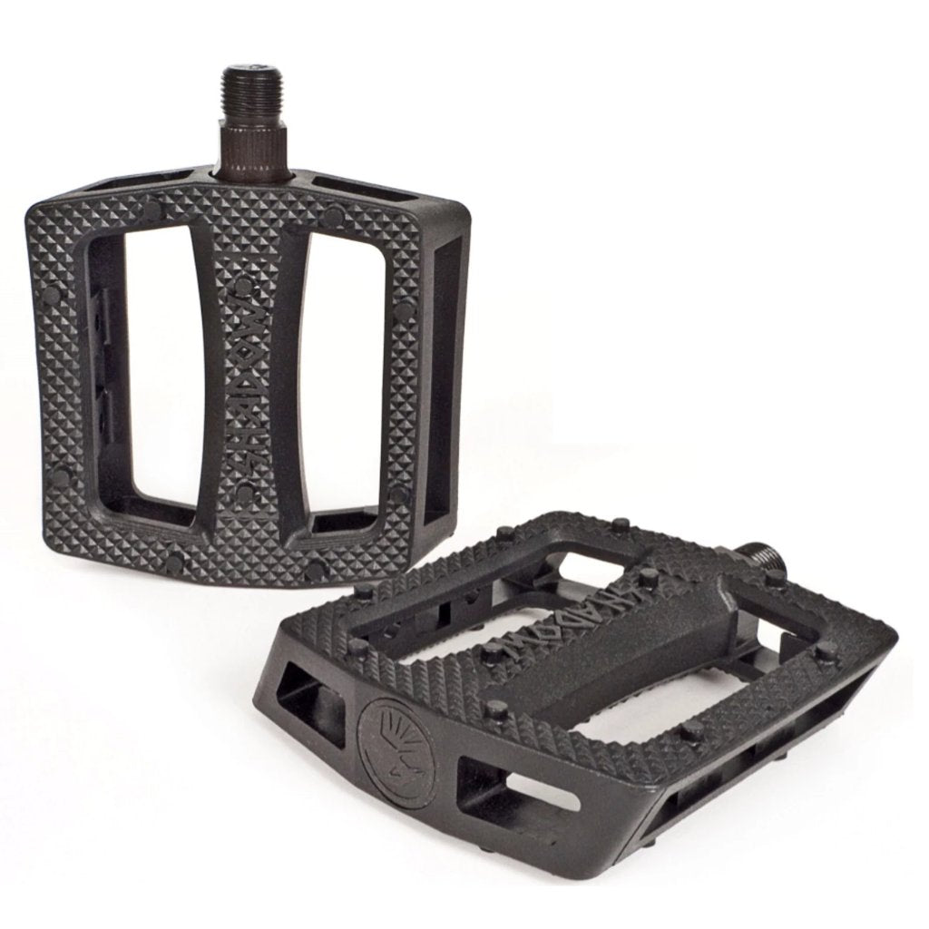 Shadow Ravager Plastic Pedals Black 9/16"