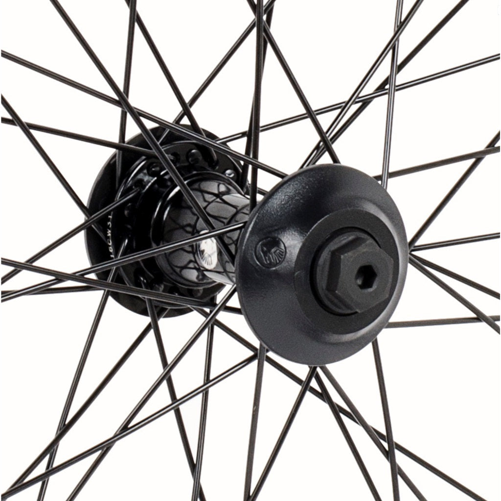 Shadow Symbol Front Hub Black 10mm 3/8"