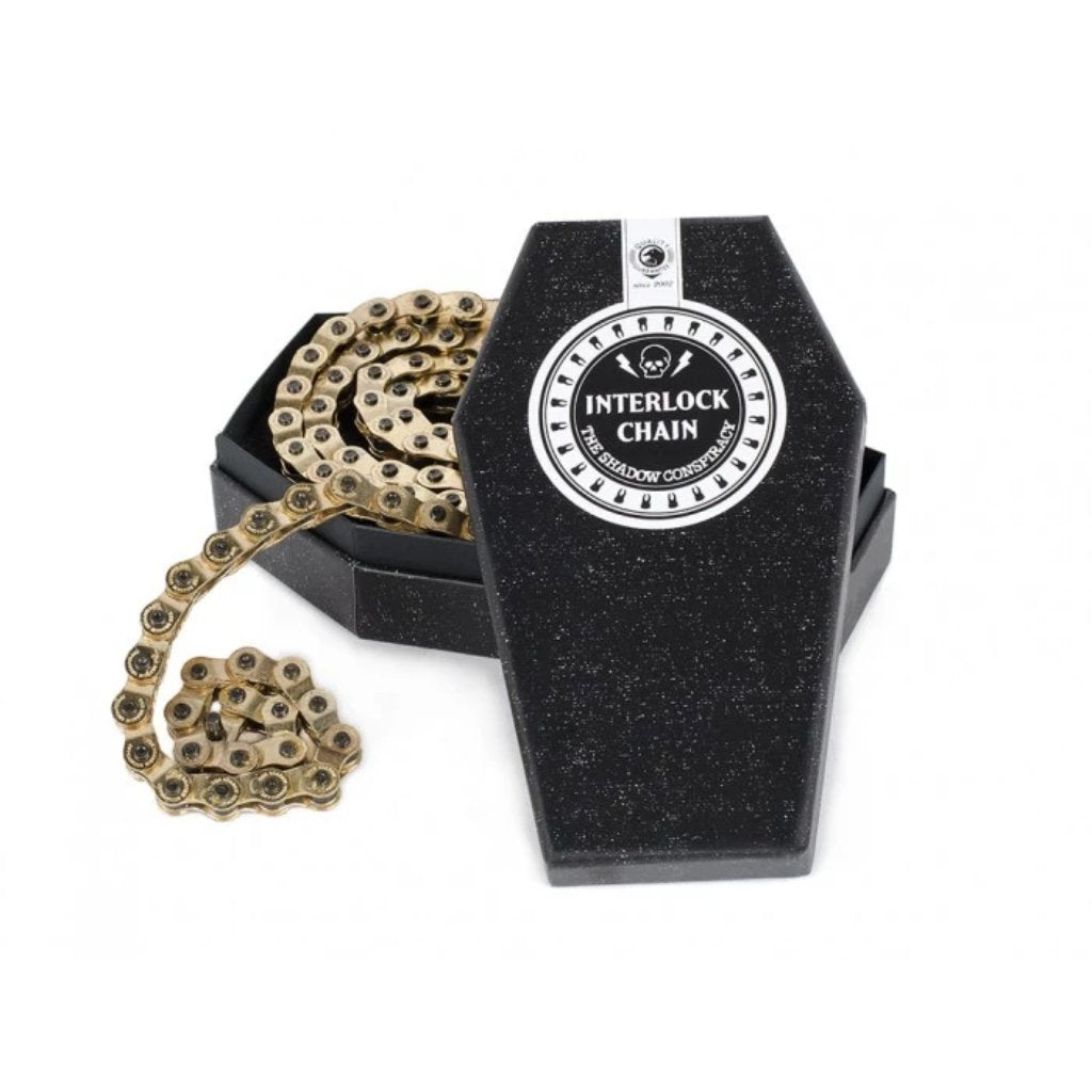 Shadow Interlock 1/8" V2 chain Gold