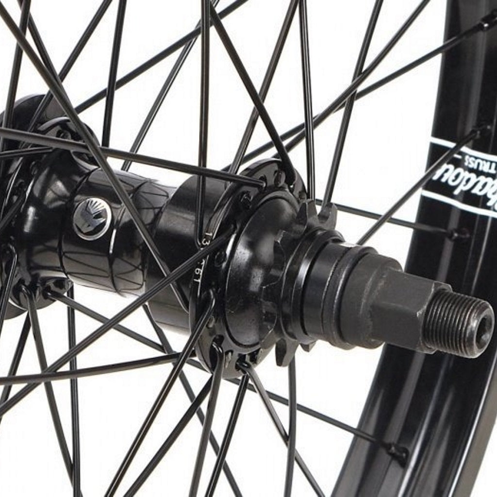 Shadow RHD Symbol Rear Wheel Black 9 Tooth