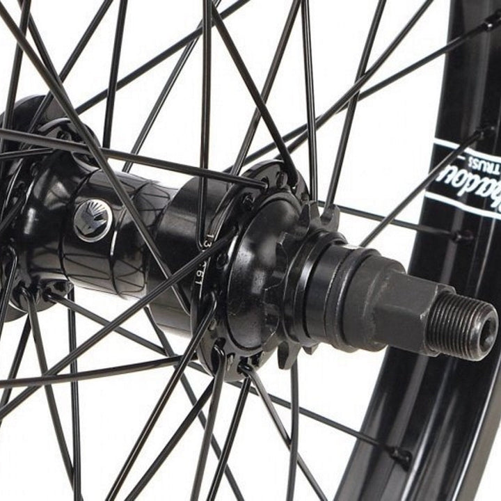 Shadow RHD Symbol Rear Wheel Black 9 Tooth